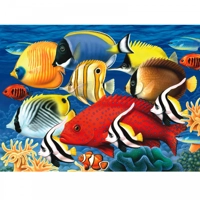 Painting by numbers - Tropical Fish