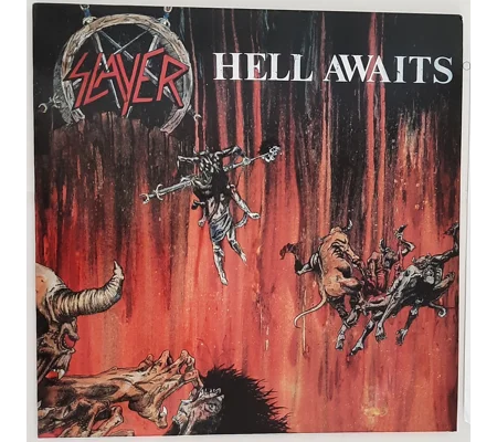 Slayer Hell Awaits LP Album Red Translucent