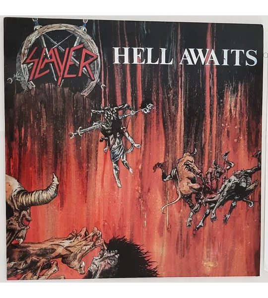 Slayer Hell Awaits LP Album Red Translucent