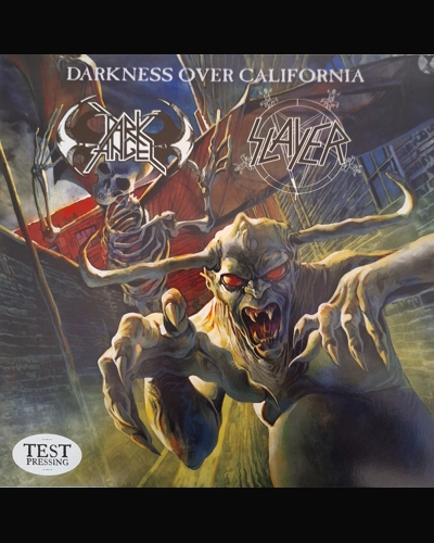 Slayer / Dark Angel - Darkness Over California LP Test Pressing