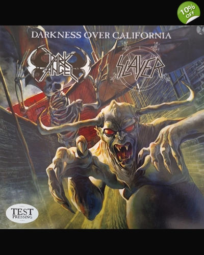 Slayer / Dark Angel - Darkness Over California LP Test Pressing