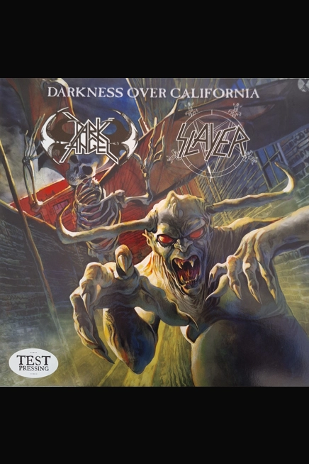 Slayer / Dark Angel - Darkness Over California LP Test Pressing