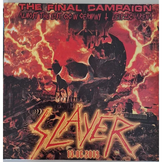 Slayer live 2019 The Final Campaign Leipzig Arena Germany 2LP Black vinyl numbered