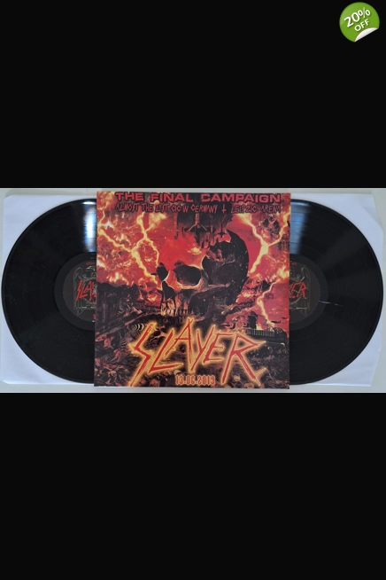 Slayer The Final Campaign 2LP Black vinyl Leipzig Arena 2019
