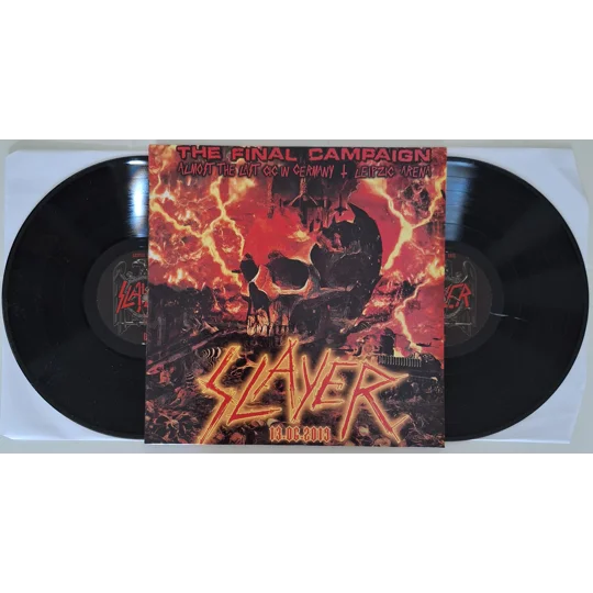 Slayer The Final Campaign Leipzig Arena Germany 2019 2LP Black vinyl numbered