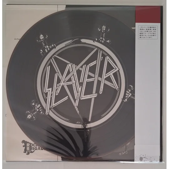 Slayer Show No Mercy Tour LP Picture Disc OBI live 1984 Ruthie's Inn US