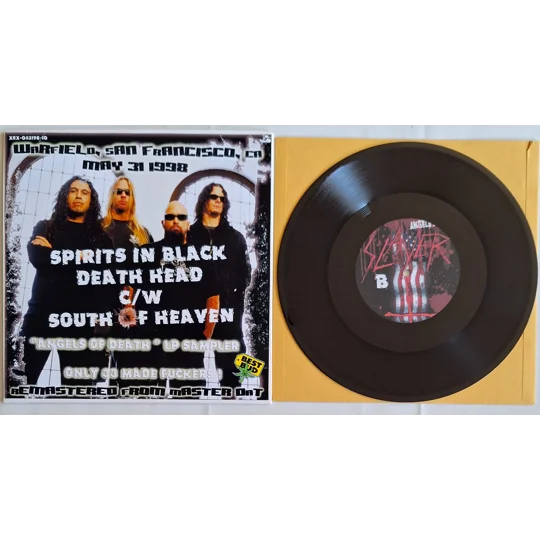 Slayer Angels Of Death acetate preview sampler live 1998 Warfield San Fransisco