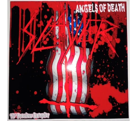 Slayer live 1998 Warfield San Fransisco acetate 10" preview sampler Angels Of Death