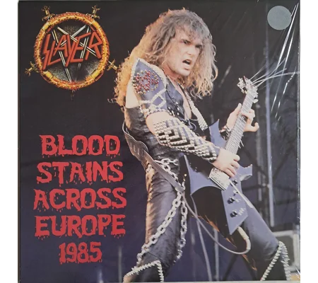 Slayer live 1985 Poperingen Nurnberg LP Grey Marbled Bloodstains Across Europe 1985
