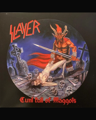 Slayer C@@t Full Of Maggots 2LP Blue Vinyl. Live at country club, Reseda, California on Sep-7-1985