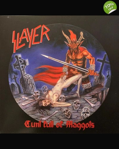 Slayer C@@t Full Of Maggots 2LP Red Vinyl. Live at country club, Reseda, California on Sep-7-1985