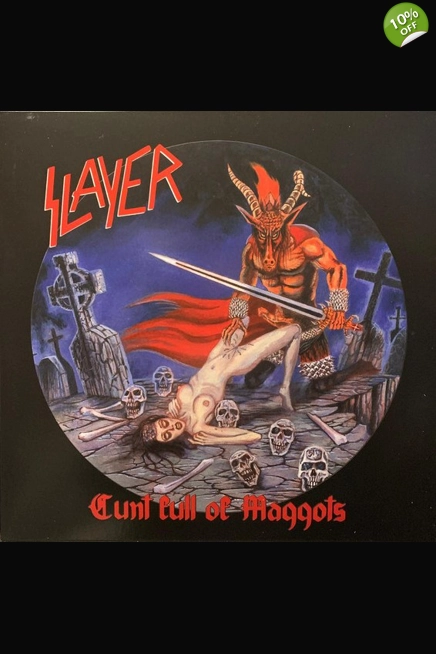 Slayer C@@t Full Of Maggots 2LP Red Vinyl. Live ..