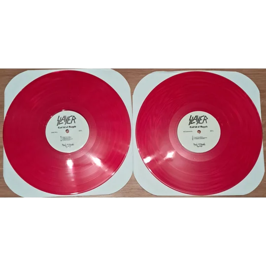 Slayer xxxx Full Of Maggots Red live 1985 Reseda USA 2LP Vinyl gatefold sleeve
