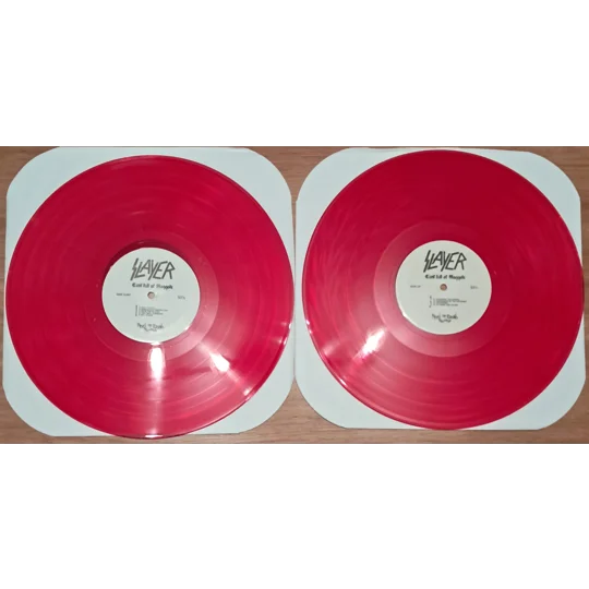 Slayer xxxx Full Of Maggots Red live 1985 Reseda USA 2LP Vinyl gatefold sleeve