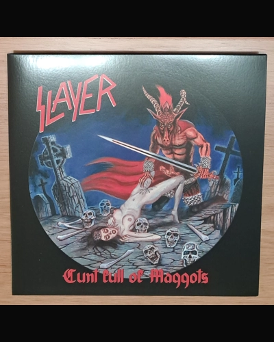 Slayer C@@t Full Of Maggots 2LP Red Vinyl. Live at country club, Reseda, California on Sep-7-1985