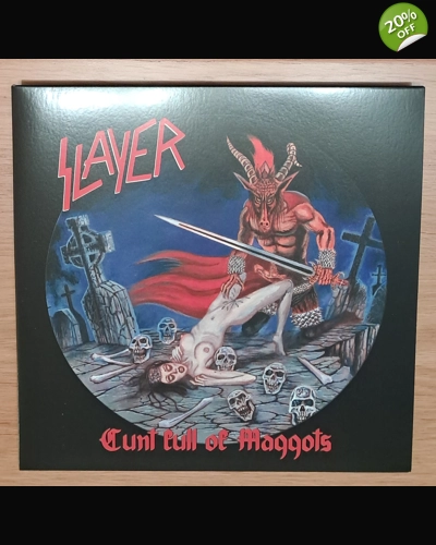 Slayer C@@t Full Of Maggots 2LP Red Vinyl. Live at country club, Reseda, California on Sep-7-1985