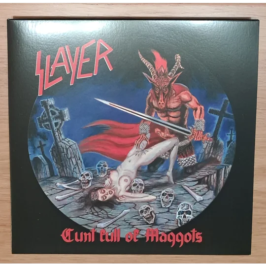 Slayer xxxx Full Of Maggots Red live 1985 Reseda USA 2LP Vinyl gatefold sleeve