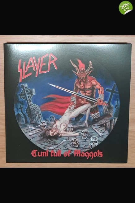 Slayer C@@t Full Of Maggots 2LP Red Vinyl. Live ..