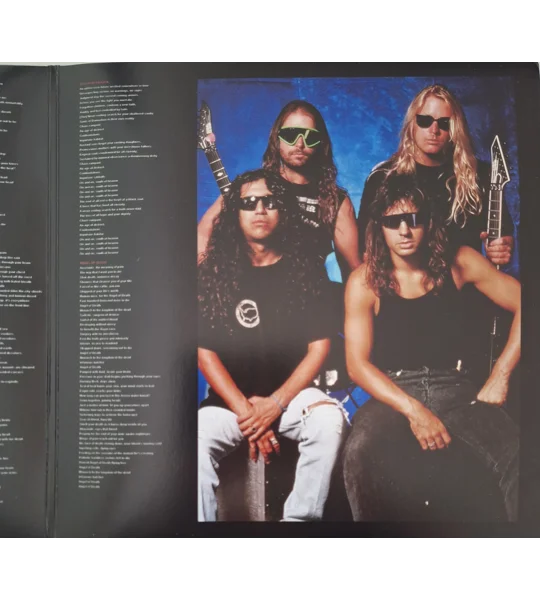 Slayer Clash Of The Titans In Belgium live 1990 Genk 2LP White vinyl gatefold sleeve