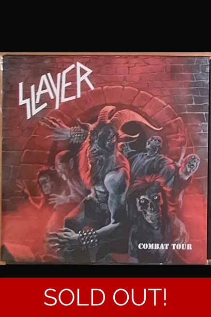 Slayer Combat Tour LP Clear Blood splatter