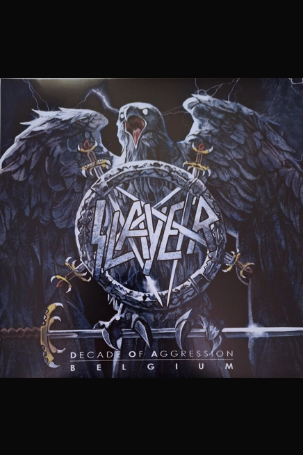 Slayer Decade Of Aggression Belgium 2LP Black vinyl