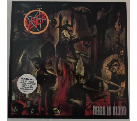 Slayer Reign In Blood LP Album