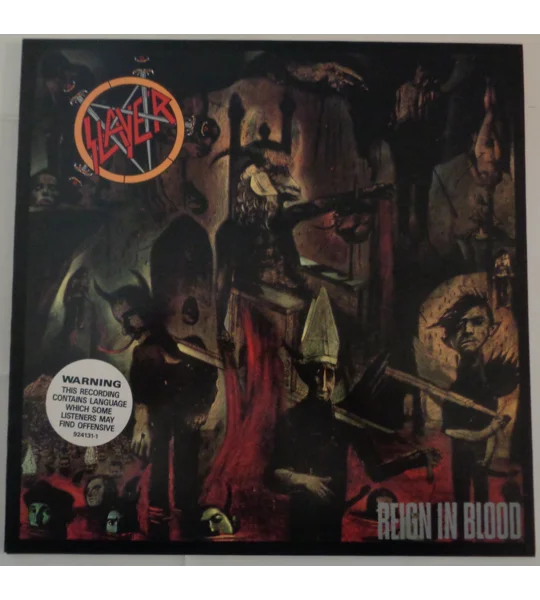 Slayer Reign In Blood LP Album