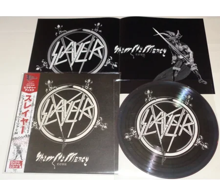 Slayer Show No Mercy Tour LP Picture Disc OBI live 1984 Ruthie's Inn US