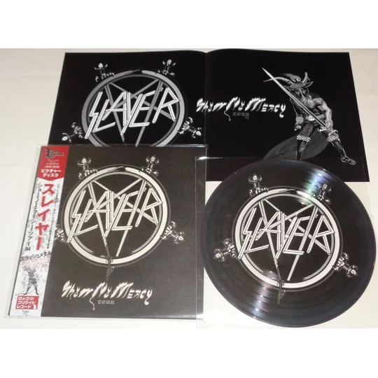 Slayer Show No Mercy Tour LP Picture Disc OBI live 1984 Ruthie's Inn US