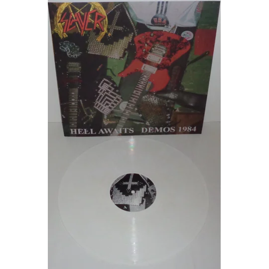 Slayer Hell Awaits Demos 1984 White vinyl lp