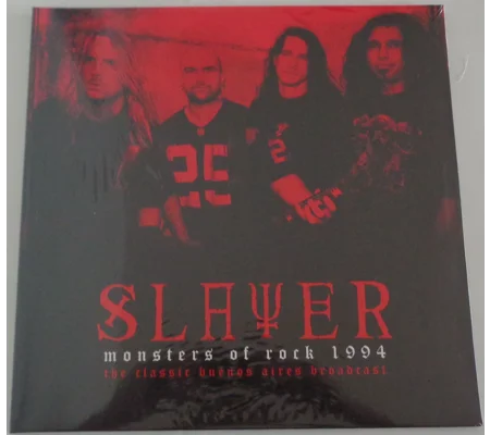 Slayer live 1994 Buenos Aires Argentina 2LP Black vinyl Monsters of Rock 1994