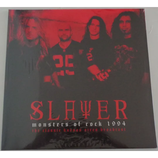 Slayer live 1994 Buenos Aires Argentina 2LP Black vinyl Monsters of Rock 1994