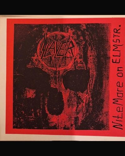 Slayer Nitemare on Elmstr. LP Black Vinyl Red Cover