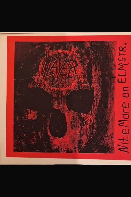 Slayer Nitemare on Elmstr. LP Black Vinyl Red Cover