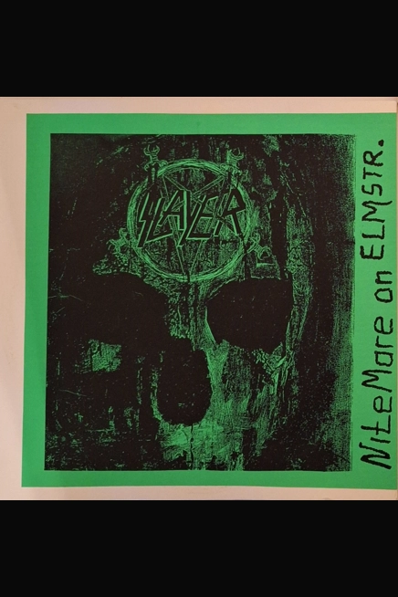 Slayer Nitemare on Elmstr. LP Black Vinyl Green cover