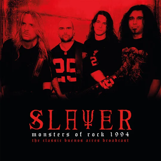 Slayer Monsters of Rock 1994 The Classic Buenos Aires Broadcast Buenos Aires Argentina 2LP black