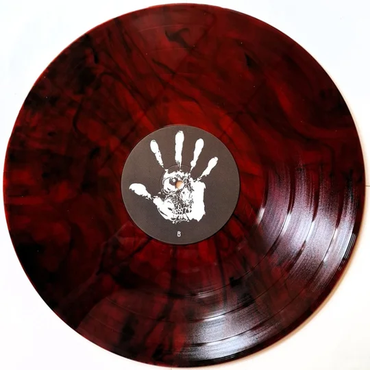 Slayer live Rock City Notingham 2LP gatefold Red/Black Smoke vinyl Reign In Pain European Tour '87