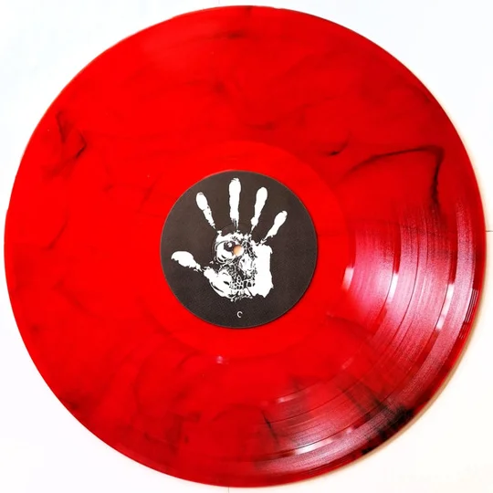 Slayer live Rock City Notingham 2LP gatefold Red/Black Smoke vinyl Reign In Pain European Tour '87