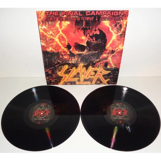 Slayer The Final Campaign Leipzig Arena Germany 2019 2LP Black vinyl numbered