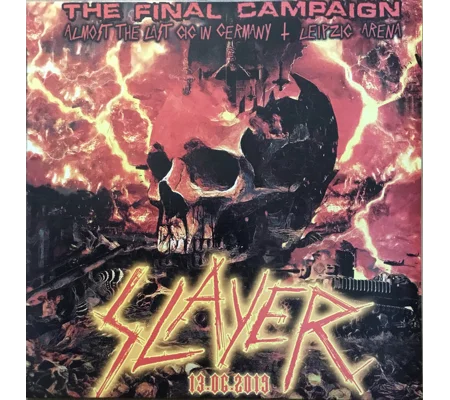 Slayer The Final Campaign Leipzig Arena Germany 2019 2LP Black vinyl numbered