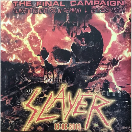 Slayer The Final Campaign Leipzig Arena Germany 2019 2LP Black vinyl numbered