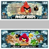 *ANGRY BIRDS* 1 Million Dollars Novelt..