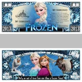 *FROZEN* 1 Million Dollars Novelty pap..