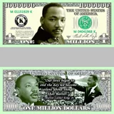 *MARTIN LUTHER KING* 1 Million Dollars..