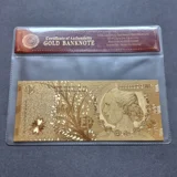 ARGENTINA 100 Pesos 24k gold plated ba..