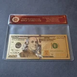 Colourised 100 USD (new edition) 24k g..
