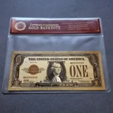 Colourised USA 1 Dollar 1928 Gold Cert..