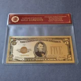 Colourised USA 5 Dollars 1928 Gold Cer..
