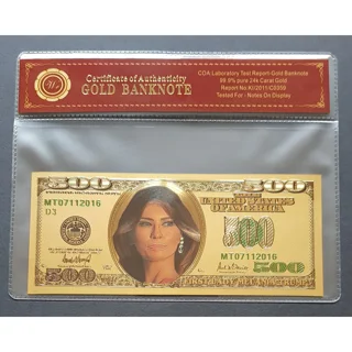 Colourised 500 Dollars ..