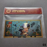 Colourised SUPER MARIO 24k gold plated..